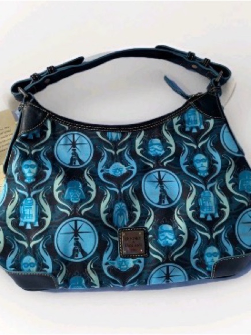 Dooney & Bourke Blue and Black Star Wars Graphic Hobo